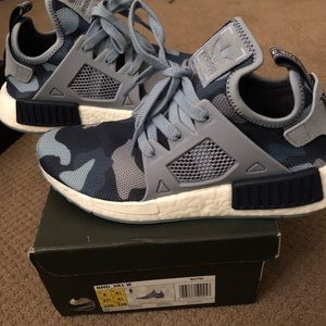 Nmd xr1 blue camo, never worn!!